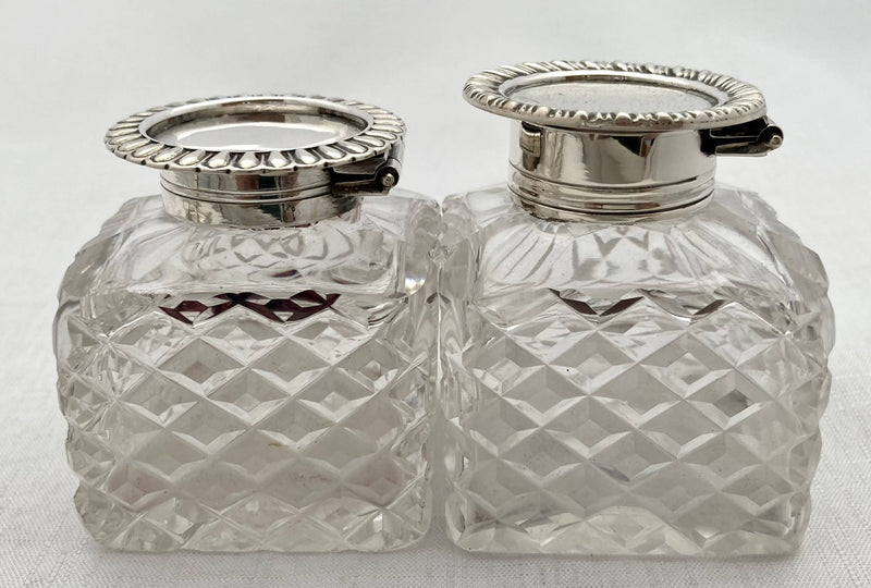 Georgian, George III, Silver Inkstand. London 1817 Thomas Radcliffe. 28 troy ounces.