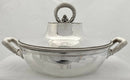 French First Empire Silver Entree Dish, Liner & Cover. Odiot of Paris. 52.5 troy ounces.