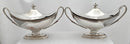 Georgian, George III, Pair of Old Sheffield Plate Sauce Tureens. Circa 1790.