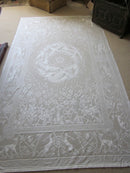 Doves stunning ivory cream Cotton Lace tablecloth - 70" x 108" ~ 170 x 275cms