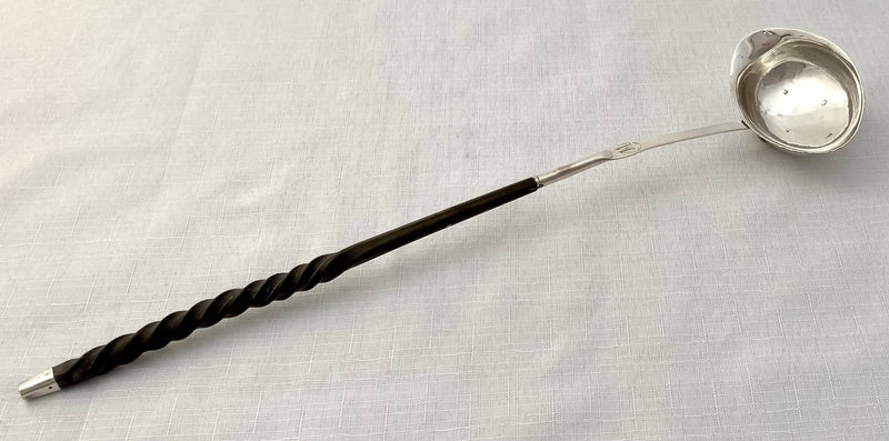 Georgian, George III, Silver Toddy Ladle. London circa 1770 - 1790 William Abdy I.