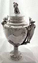 William IV Silver Cup & Cover. London 1835 William Theobalds & Lockington Bunn. 55 troy ounces