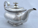Georgian, George IV, Silver Teapot. Newcastle 1830 Thomas Wheatley. 17.5 troy ounces.