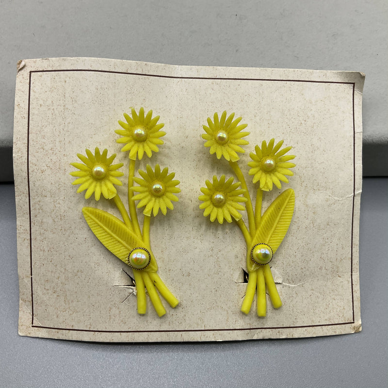 1960’s bouquet earrings