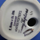 Beswick Beatrix Potter Figurine Timmy Tiptoes (First Variation, Red Jacket) Gold Backstamp BP2