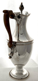 Georgian, George III, Old Sheffield Plate Crested Wine Ewer, circa 1790.
