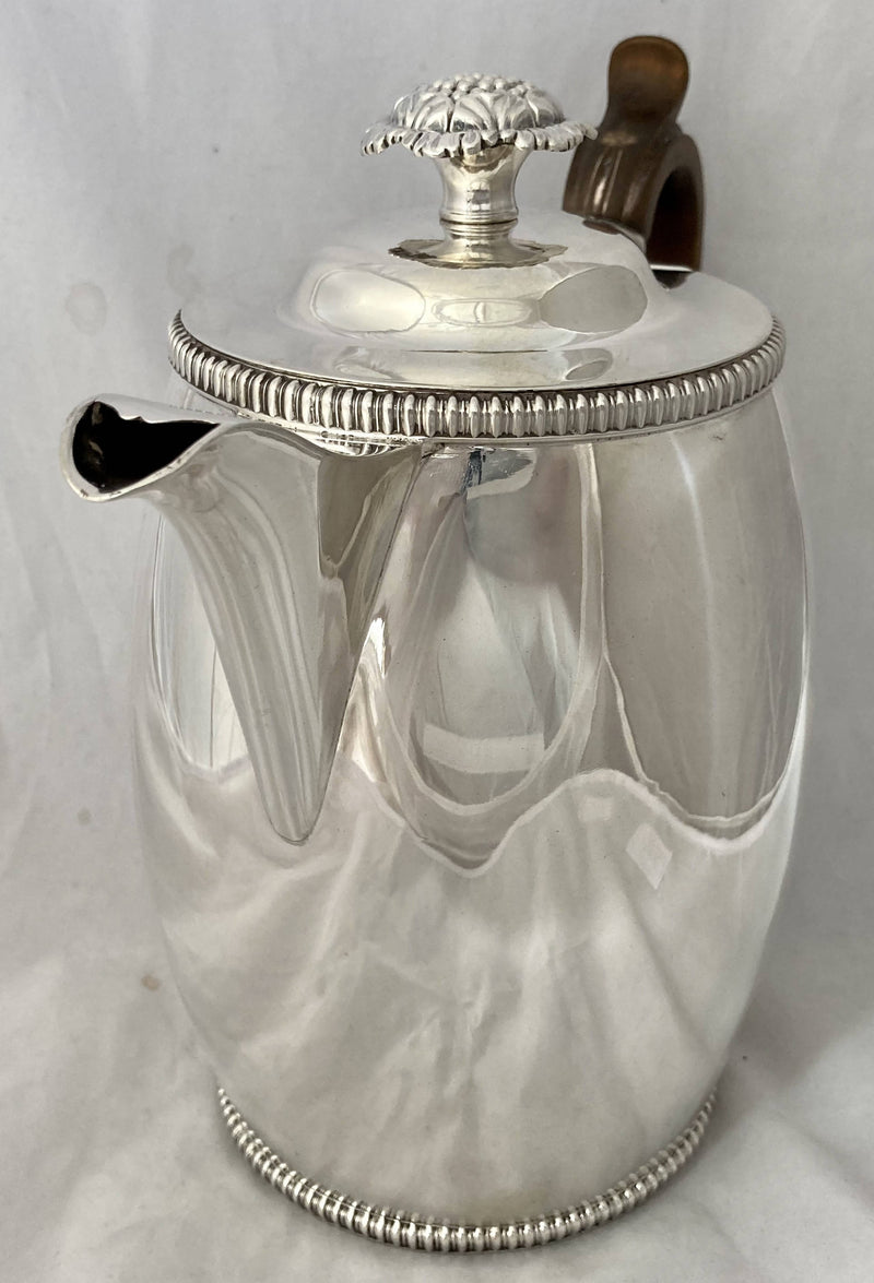 Georgian, George IV, Silver Coffee Biggin. Sheffield 1822 Howard, Battie & Hawksworth. 21.5 troy ounces.
