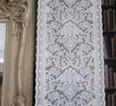 "Grace" Antique Style Cream Cotton Lace Curtain Panelling Sold By The Metre - 12 Inches Wide