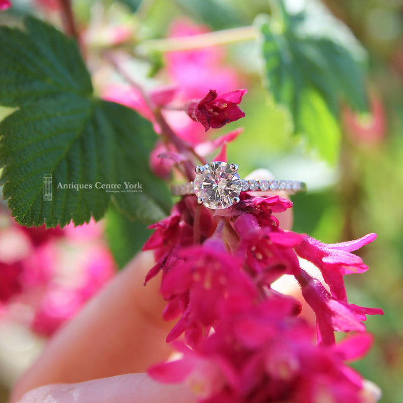 Platinum Certified Diamond 0.99ct Solitaire Ring