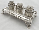 Georgian, George III, Silver Inkstand. London 1778 William Plummer. 19.8 troy ounces.