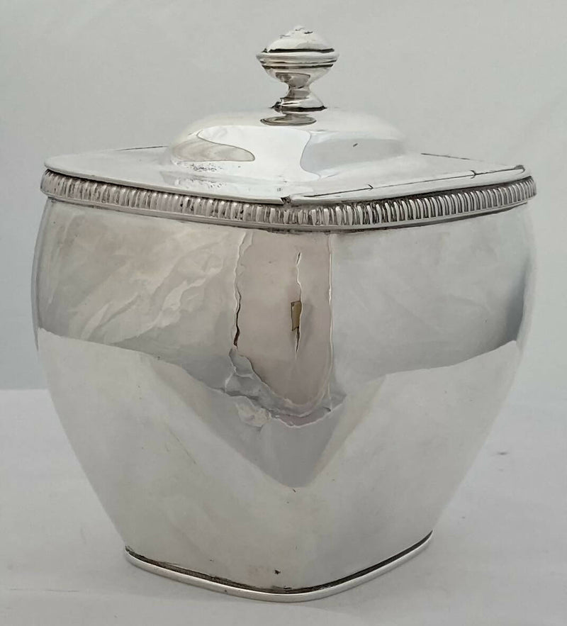 Georgian, George III, Old Sheffield Plate Tea Caddy, circa 1800 - 1810.