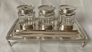 William IV Silver Inkstand. London 1834 Joseph Angell I & John Angell I. 13 troy ounces.