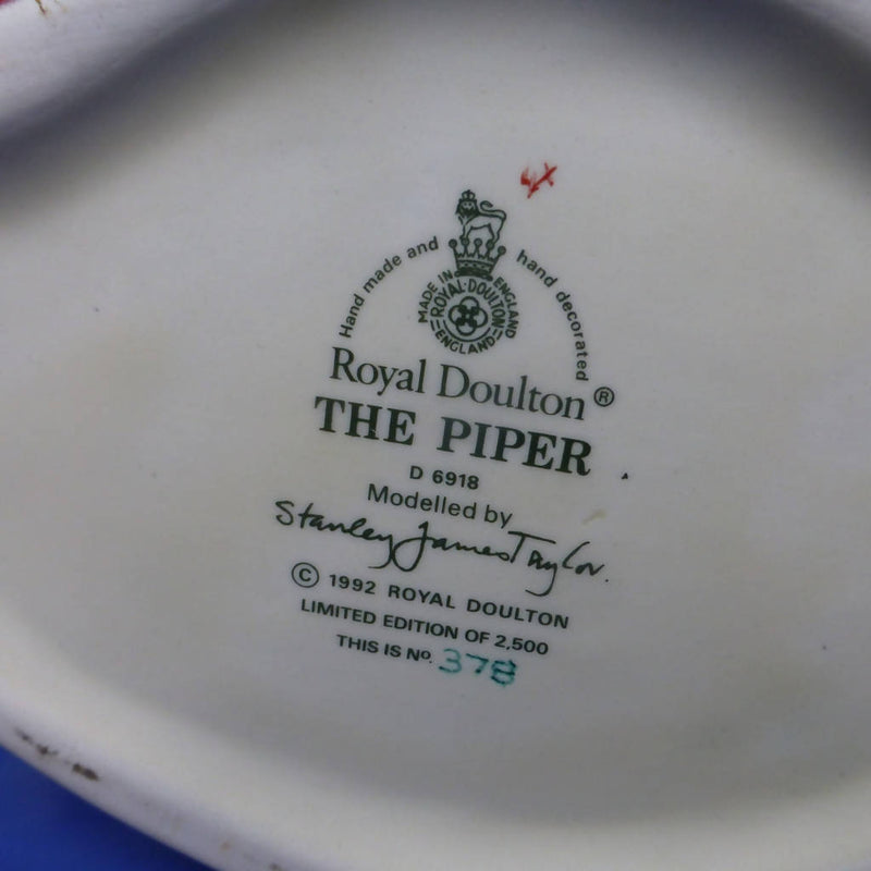Royal Doulton Limited Edition Character Jug The Piper D6918