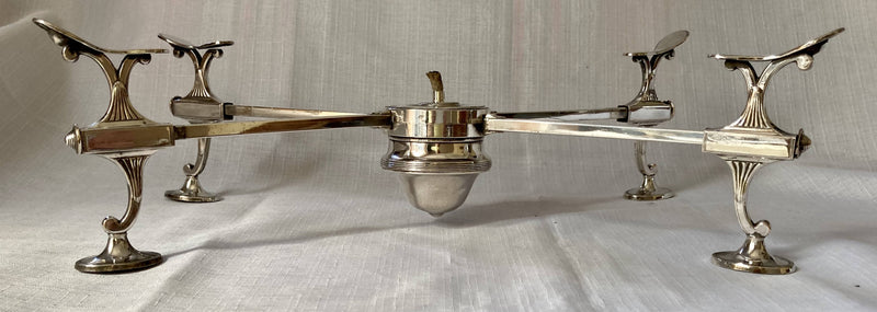 Mid 19th Century Silver Plated Dish Cross & Warmer.