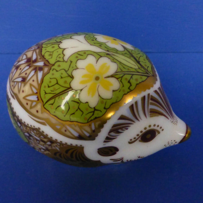 Royal Crown Derby Paperweight - Primrose Hedgehog (Boxed)