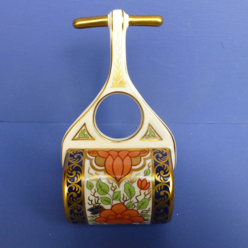 Royal Crown Derby Miniature Garden Roller