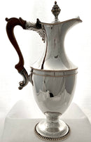 Georgian, George III, Old Sheffield Plate Crested Wine Ewer, circa 1790.