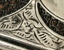 Edwardian gentleman's silver mounted leather card case. London 1903 Henry Marshall.