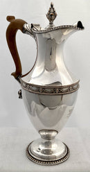 Georgian, George III, Old Sheffield Plate Claret Jug, circa 1780.