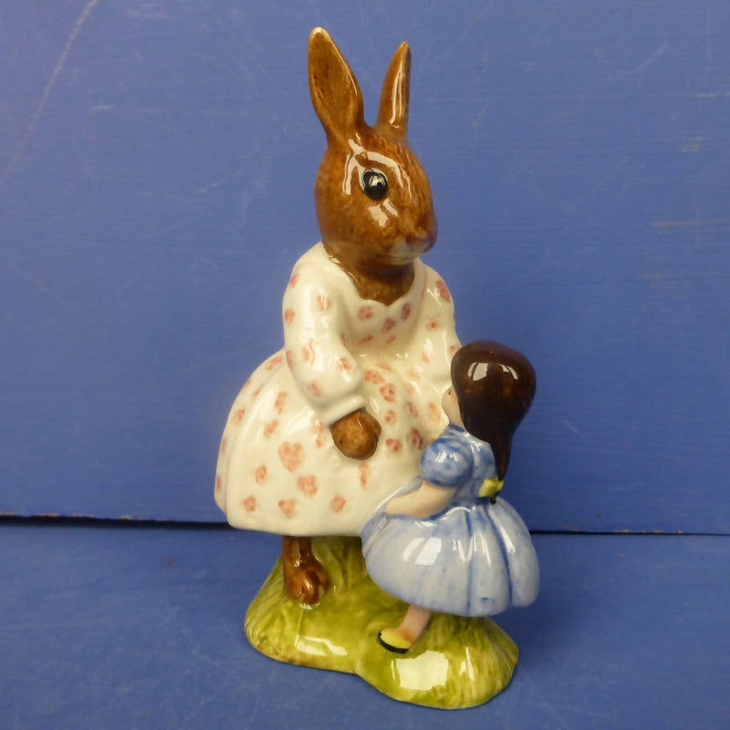 Royal Doulton Bunnykins Figurine - Dollie Bunnykins Playtime DB8 (Boxed)
