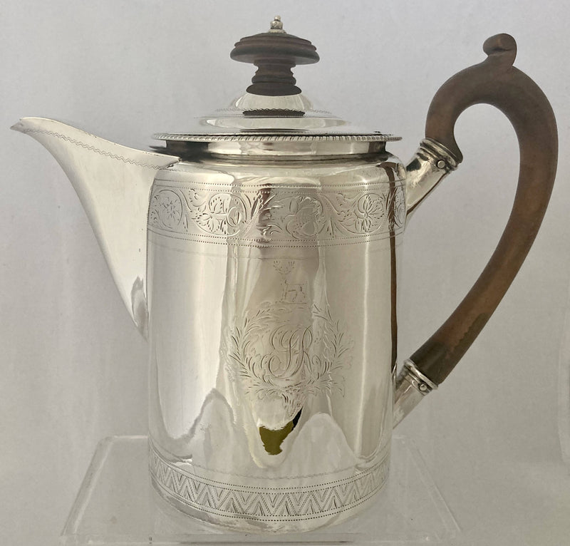 Georgian, George III, Silver Coffee Biggin. London 1804 Robert Hennell I & Samuel Hennell. 17 troy ounces.
