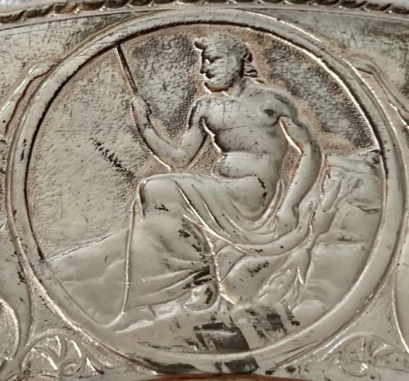 Victorian Silver Plated Dish in the Neo-Classical Style, probably Elkington, circa 1870 - 1880.