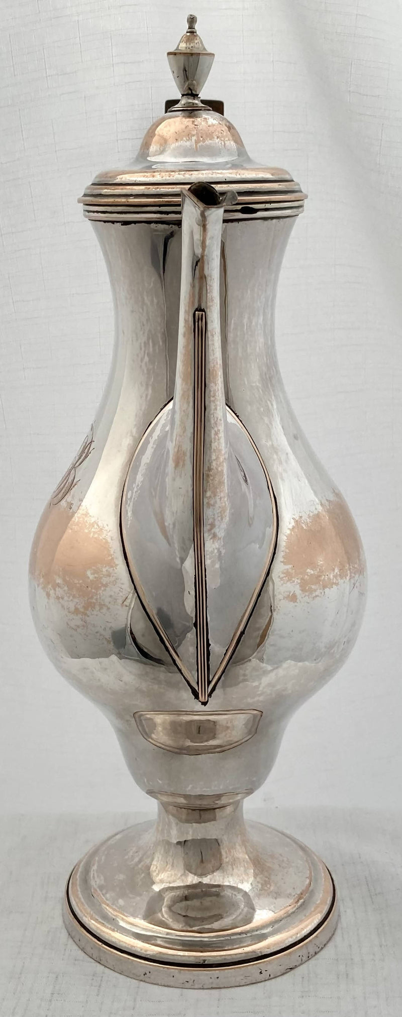 Georgian, George III, Old Sheffield Plate Coffee Pot, circa 1780 - 1800.