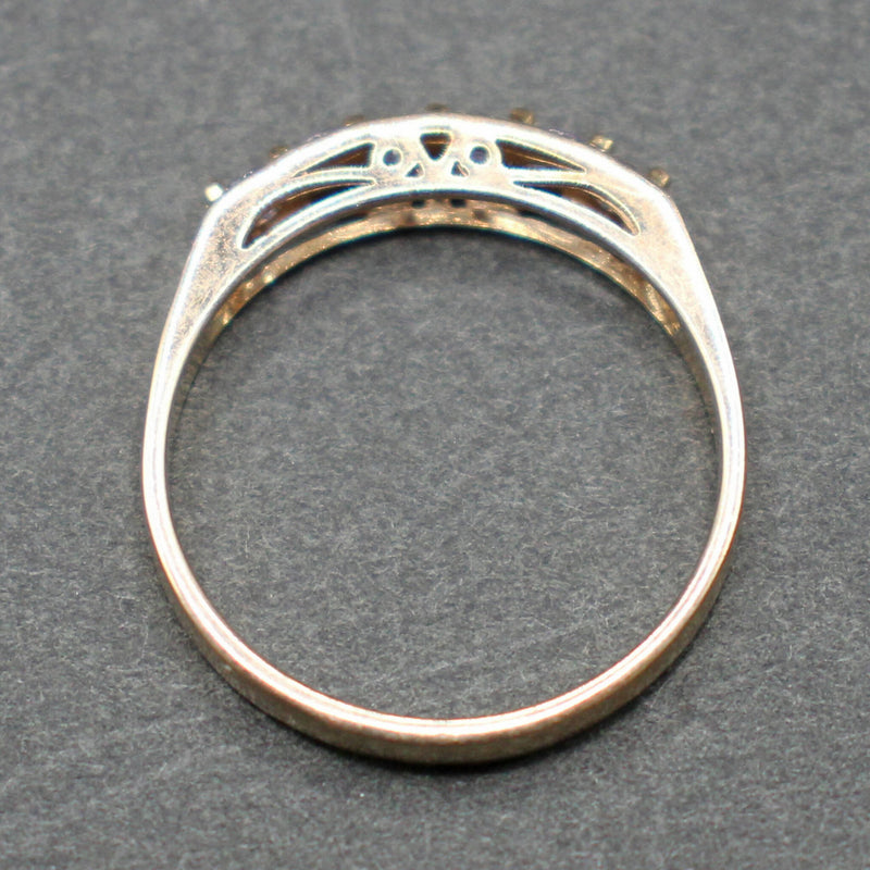 10ct gold 6 stone tanzanite ring