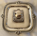 Silver Plated Inkstand in the Georgian Style. Barker Ellis of Birmingham.