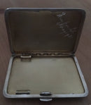 Asprey silver cigarette case, Chester 1918 Asprey & Co. Ltd. 3.2 troy ounces
