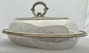 St Helena Interest. A Victorian Silver Plated Entree Dish & Cover for R.M.S. Papanui.