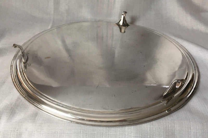Georgian, George III, Old Sheffield Plate Crested Salver Circa 1790 - 1810.