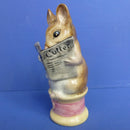 Beswick Beatrix Potter Figurine -Tailor Of Gloucester (Gold Backstamp) BP2