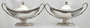 Georgian, George III, Pair of Old Sheffield Plate Sauce Tureens. Circa 1790.