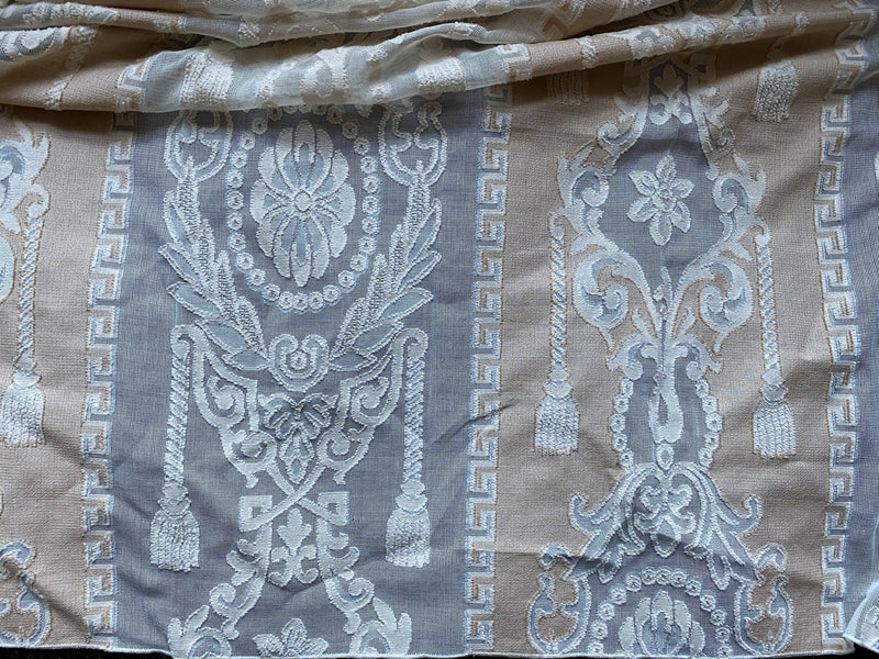 Madelyn a classic top end cotton madras panel - to finish 66”/35”