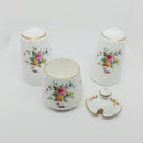Boxed Minton 'Marlow' 3 Piece Bone China Cruet Set