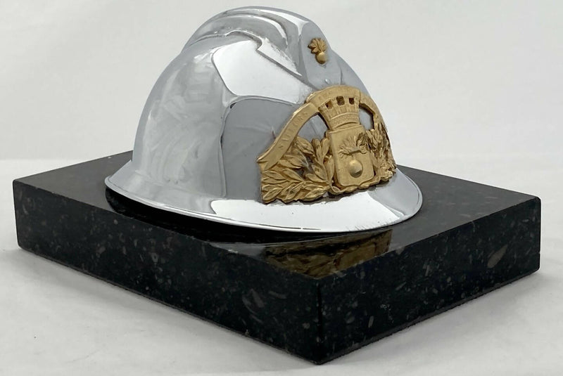 French Fireman's Helmet Desk Weight.