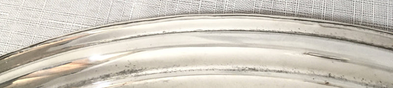 Georgian, George III, Old Sheffield Plate Crested Salver Circa 1790 - 1810.