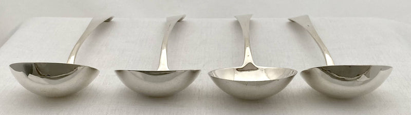 Georgian, George III, Set of Four Silver Sauce Ladles. London 1802 William Sumner I. 5 troy ounces.