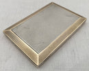 George V Ladies Silver Cigarette Case. London 1923 Asprey & Co Ltd. 2.2 troy ounces.