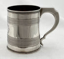 Georgian, George III, Silver Mug. London 1811 Rebecca Emes & Edward Barnard I. 5.9 troy ounces.