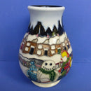 Moorcroft Trial Vase Christmas Morn By Vicky Lovatt