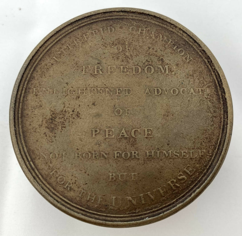 19th Century Charles James Fox Medal Snuff Box.