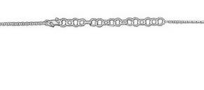 New Sterling Silver Floral Filigree Necklace - 18"