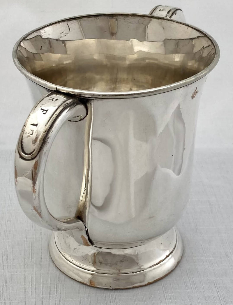 19th Century Old Sheffield Plate Loving Cup. Oldham of Nottingham.