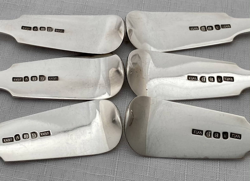 Georgian Set of Six Scottish Provincial Silver Tablespoons. William Jamieson of Aberdeen. 14.1 troy ounces.