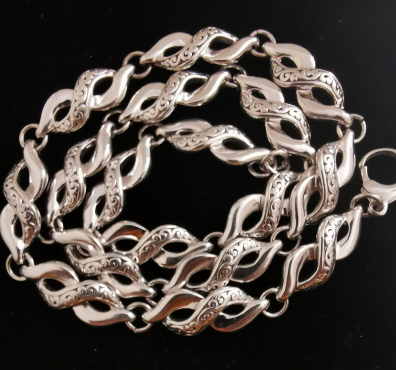New heavyweight 925SS infinity necklace