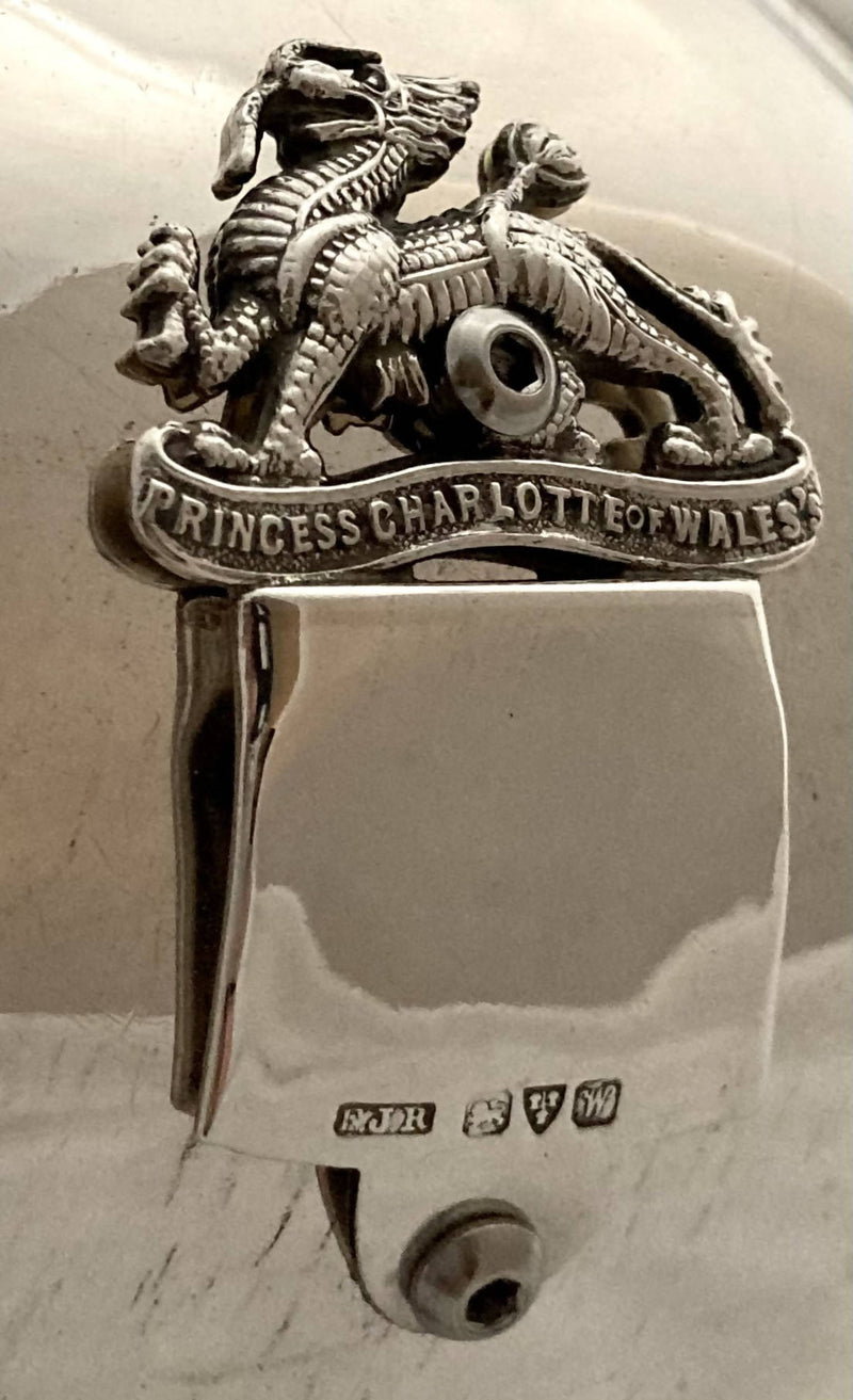 Old Sheffield Plate Dome with Silver Armorial & Handle for Robert Stephenson, Civil & Railway Engineer, Builder of the Rocket Locomotive.