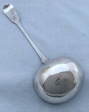 Maltese Roman Standard Silver Soup Ladle, Geraldo Pace, circa 1860. 6.7 troy ounces.