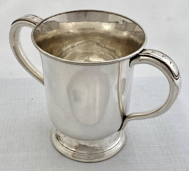 19th Century Old Sheffield Plate Loving Cup. Oldham of Nottingham.